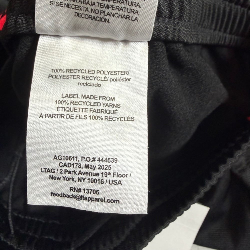 Adidas Kids L 14/16 Track Pants Black Red Stripe AG10611 Sporty Activewear NEW - Picture 9 of 10